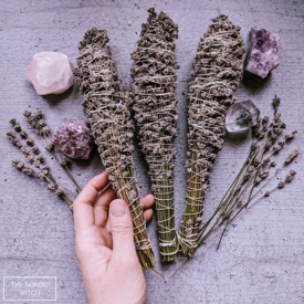 Lavendel Smudge knippe | Rökelse | Rening